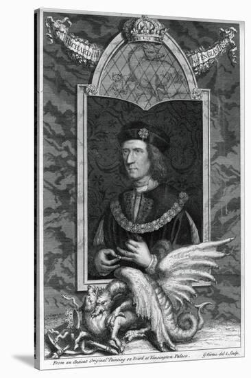 Richard III of England-George Vertue-Stretched Canvas