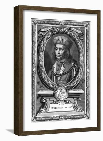 Richard III of England-P Vanderbanck-Framed Giclee Print