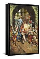 Richard III - the King of Controversy-C.l. Doughty-Framed Stretched Canvas