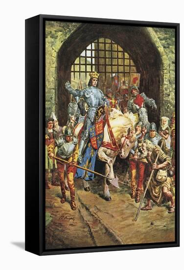 Richard III - the King of Controversy-C.l. Doughty-Framed Stretched Canvas