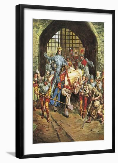 Richard III - the King of Controversy-C.l. Doughty-Framed Giclee Print