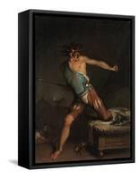 Richard III-Nicolai Abraham Abildgaard-Framed Stretched Canvas