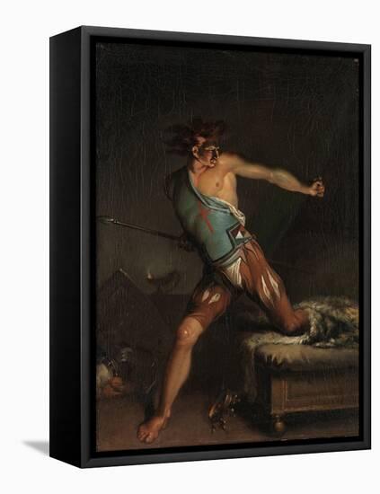 Richard III-Nicolai Abraham Abildgaard-Framed Stretched Canvas