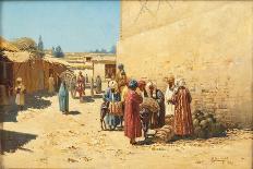 Street Sale in Central Asia, 1902-Richard Karl Sommer-Giclee Print