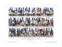 Types of Soldiers from the End of the 19th Century, 1900-Richard Knotel-Mounted Giclee Print
