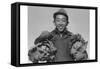 Richard Kobayashi, Farmer with Cabbages-Ansel Adams-Framed Stretched Canvas