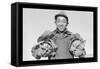 Richard Kobayashi, Framer with Cabbages-Ansel Adams-Framed Stretched Canvas