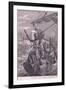 Richard Landing at Jaffa Ad 1192-Francois Edouard Zier-Framed Giclee Print