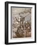 Richard Landing at Jaffa, Illustration from 'Cassell's Illustrated History of England'-English School-Framed Giclee Print