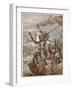 Richard Landing at Jaffa, Illustration from 'Cassell's Illustrated History of England'-English School-Framed Giclee Print