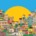 Brazilian Favela-Richard Laschon-Photographic Print