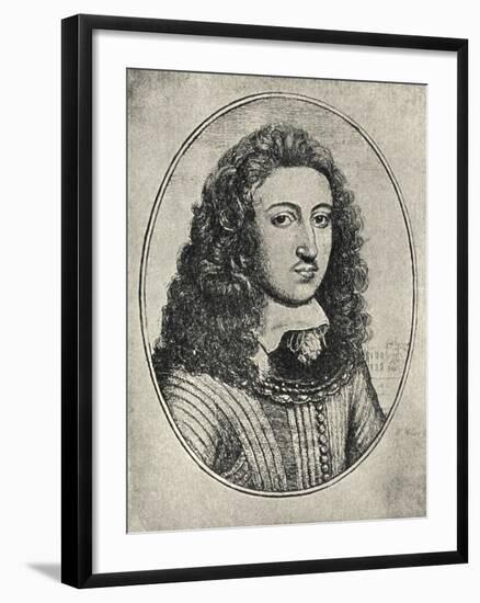 Richard Lovelace - Portrait-Hollar-Framed Giclee Print