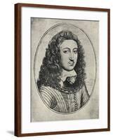 Richard Lovelace - Portrait-Hollar-Framed Giclee Print