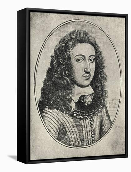 Richard Lovelace - Portrait-Hollar-Framed Stretched Canvas