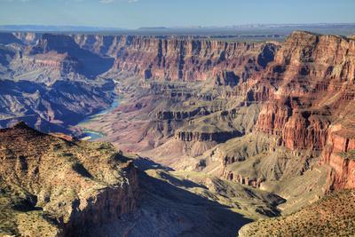 Colorado River Below, South Rim, Grand Canyon National Park, UNESCO World Heritage Site, Arizona