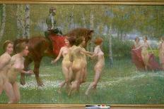 The Knight's Dream, 1902-Richard Mauch-Framed Stretched Canvas