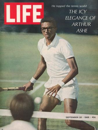 Tennis Player Arthur Ashe, September 20, 1968