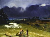 Haymaking, 1942-Richard Muller-Framed Giclee Print