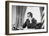 Richard Nixon on the Phone in the Oval Office, Ca. 1969-74-null-Framed Photo