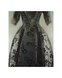 Black Balenciaga Dress-Richard Nott-Framed Art Print