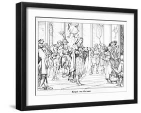 Richard of Cornwal-Alfred Rethel-Framed Giclee Print