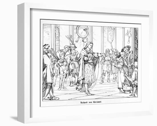 Richard of Cornwal-Alfred Rethel-Framed Giclee Print