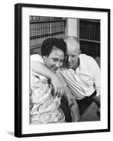 Richard P. Loving and Wife, After Supreme Court Rules That Inter Racial Marriage is Legal-Francis Miller-Framed Premium Photographic Print