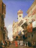 Corso Sant'Anastasia, Verona (Oil on Panel)-Richard Parkes Bonington-Giclee Print