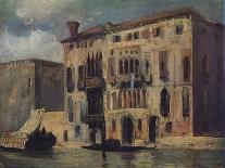 Venice: Ducal Palace with a Religious Procession, c1828-Richard Parkes Bonington-Giclee Print