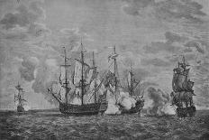 The Moonlight Battle: the Battle off Cape St. Vincent, 16th January 1780-Richard Paton-Giclee Print