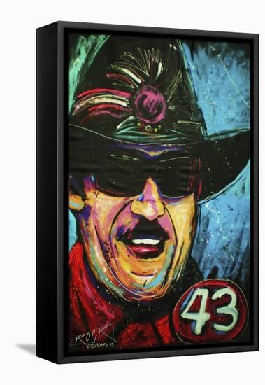 Richard Petty 001-Rock Demarco-Framed Stretched Canvas