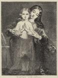 Sketch of Two Children, C.1852-Richard Redgrave-Giclee Print