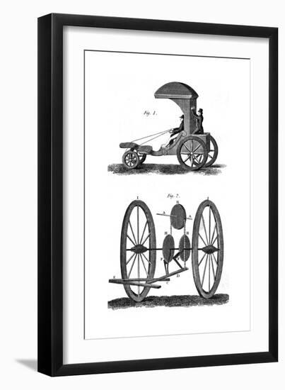 Richard's Carriage-Sidney Hall-Framed Giclee Print