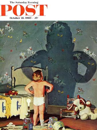 "Big Shadow, Little Boy," Saturday Evening Post Cover, October 22, 1960