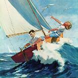 "Seasick Sailor" Saturday Evening Post Cover, August 22, 1959-Richard Sargent-Giclee Print