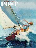 "Seasick Sailor" Saturday Evening Post Cover, August 22, 1959-Richard Sargent-Giclee Print