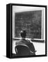 Richard Schafer, an Expert in the Field of Non Associative Algebras, Studying Complicated Formulas-Alfred Eisenstaedt-Framed Stretched Canvas