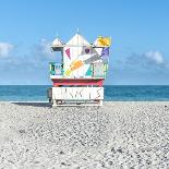 Miami Beach V-Richard Silver-Art Print