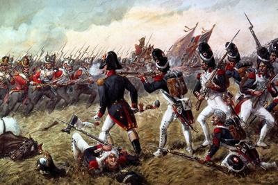 The 3rd Regiment of Foot Guards Repulsing the Final Charge of the Old Guard at the Battle of…