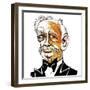 Richard Strauss - colour caricature-Neale Osborne-Framed Giclee Print