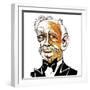 Richard Strauss - colour caricature-Neale Osborne-Framed Giclee Print