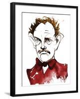 Richard Strauss, German composer and conductor; caricature-Neale Osborne-Framed Giclee Print