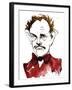 Richard Strauss, German composer and conductor; caricature-Neale Osborne-Framed Giclee Print