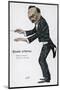 Richard Strauss German Musician Conducting-null-Mounted Art Print