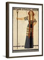 Richard Strauss Music Festival, circa 1910-Ludwig Hohlwein-Framed Art Print