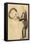 Richard Strauss the German Composer: a Satire on His Opera Salome-Oscar Garvens-Framed Stretched Canvas