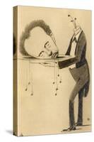 Richard Strauss the German Composer: a Satire on His Opera Salome-Oscar Garvens-Stretched Canvas