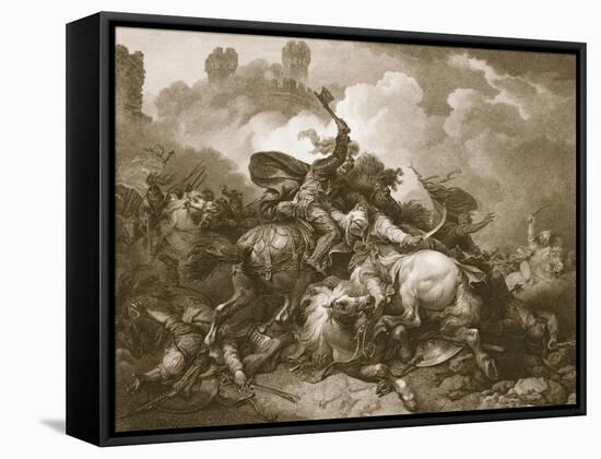 Richard the First in Palestine, Engraved by A. Smith-Philip James Loutherbourg-Framed Stretched Canvas