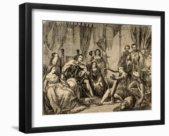 Richard the Lionheart (1157-1199) Listen Music.. United Kingdom-null-Framed Giclee Print