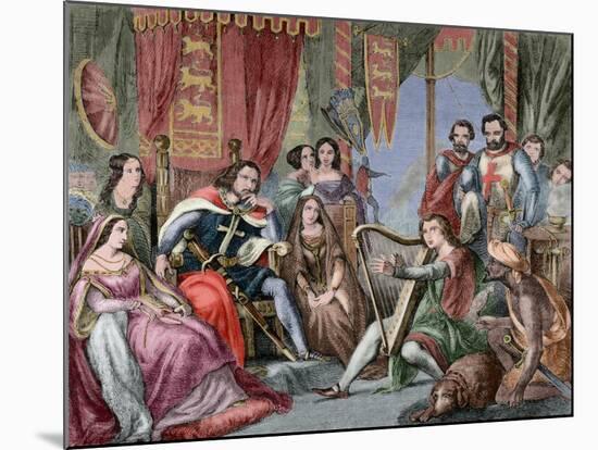 Richard the Lionheart (1157-1199) Listen Music-null-Mounted Giclee Print